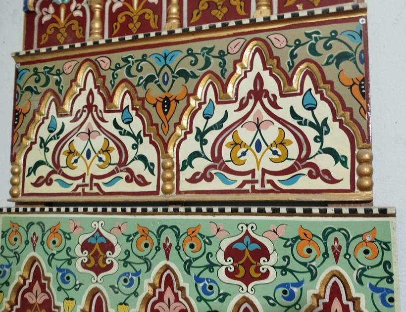 Hand-painted friezes